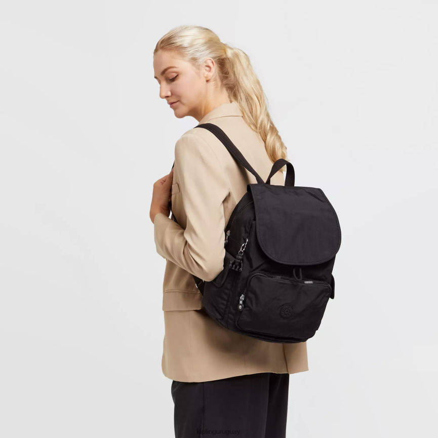 Kipling mochila urbana H44NB352 negro negro mujer mochilas de moda
