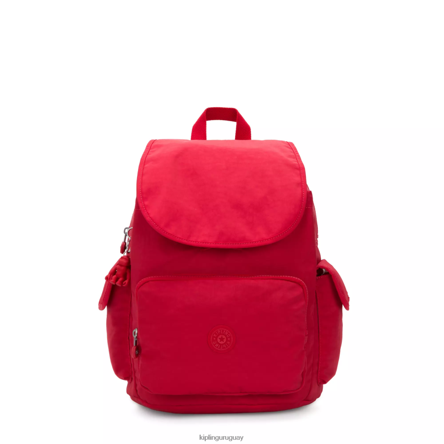 Kipling mochila urbana H44NB354 colorete rojo mujer mochilas de moda