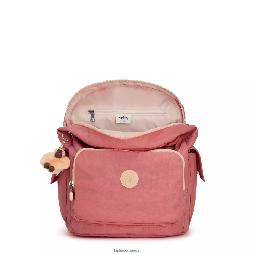 Kipling mochila urbana H44NB355 rosa alegre mujer mochilas de moda