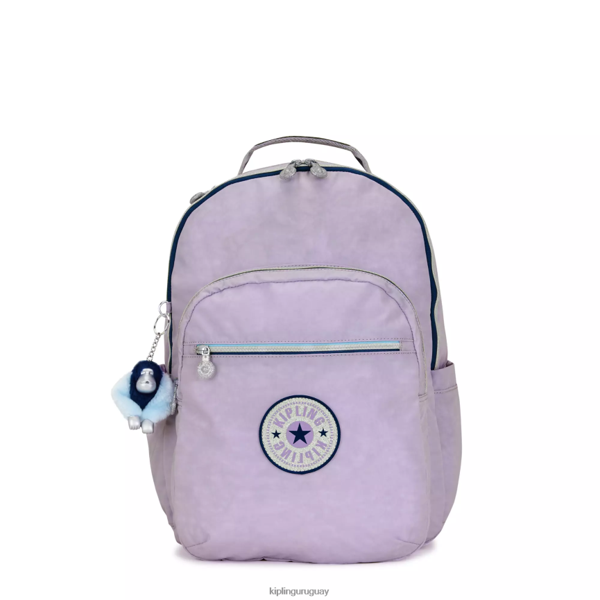 Kipling mochila grande para portátil de 15" de seúl H44NB445 diversión lila sin fin mujer mochilas para portátiles