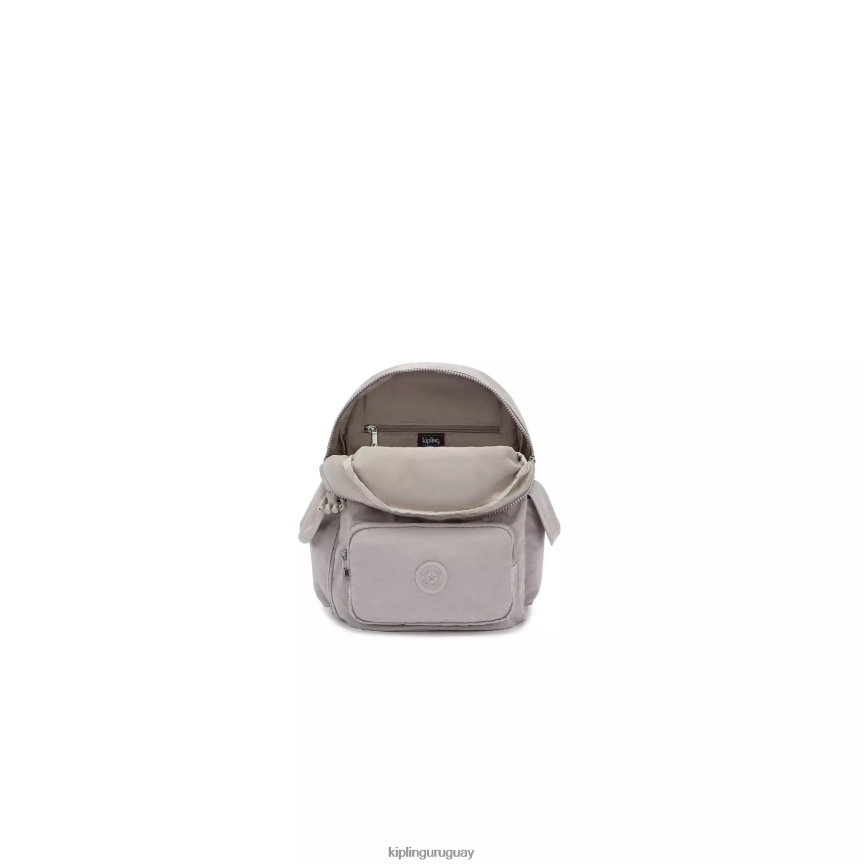 Kipling mochila pequeña city pack H44NB406 gris gris mujer mochilas pequeñas