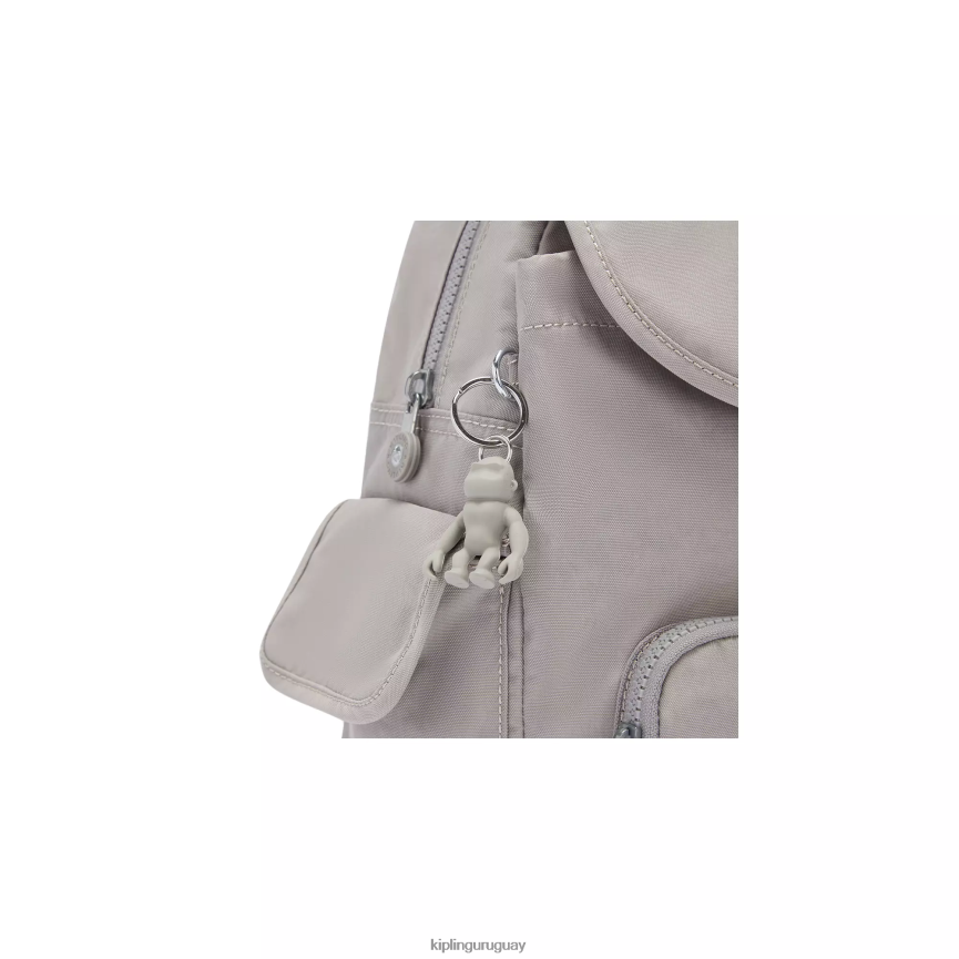 Kipling mochila pequeña city pack H44NB406 gris gris mujer mochilas pequeñas