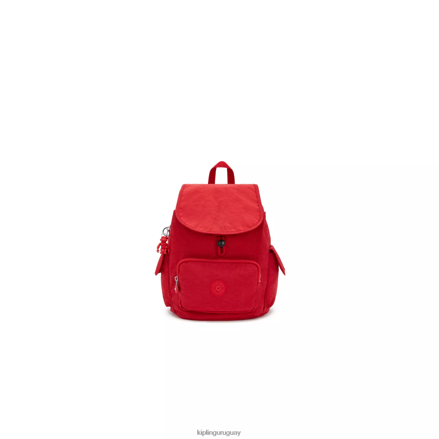 Kipling mochila pequeña city pack H44NB409 colorete rojo mujer mochilas pequeñas