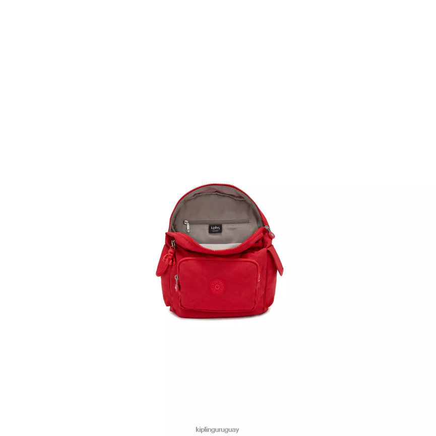 Kipling mochila pequeña city pack H44NB409 colorete rojo mujer mochilas pequeñas